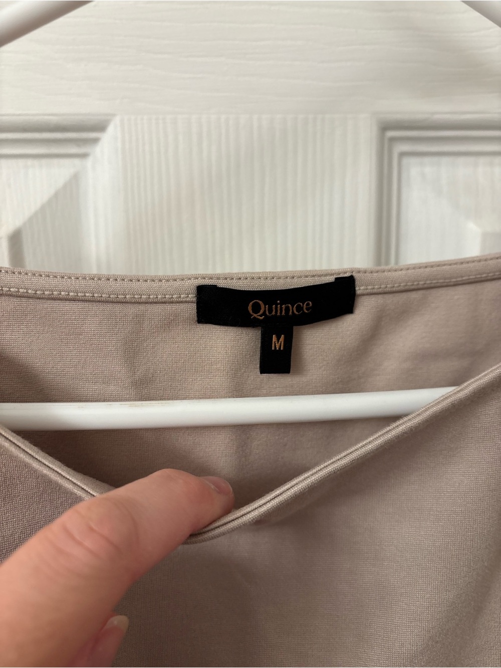 Quince Ultra-Stretch Ponte Cap Sleeve Dress Women’s Size M EUC - Picture 4 of 4